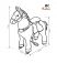 Поницикл (Ponycycle) Чернобурка 4152 (U421) (Витринный экземпляр)
