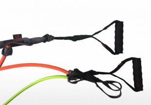Эспандер трубчатый Total Body FT-LTX-40LB (латекс) черный 18,1 кг