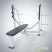 E-7043 Скамья-стойка для жима штанги лежа (Olympic Bench)