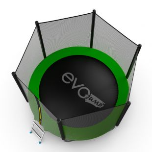 Батут EVO JUMP External 8ft (зеленый/синий)