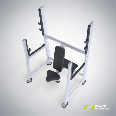 E-7051 Скамья для вертикального жима штанги (Olympic Seated Bench)
