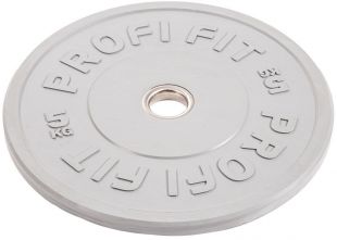Диск для штанги каучуковый, цветной D51 мм PROFI-FIT 5 кг