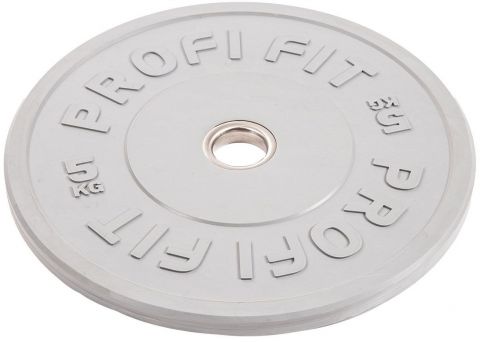 Диск для штанги каучуковый, цветной D51 мм PROFI-FIT 5 кг