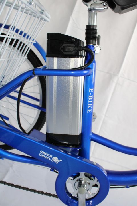 Электровелосипед GreenCamel Трайк-24 V3 (R24 350W 48V12Ah) 7 скор. есть царапины ЛКП