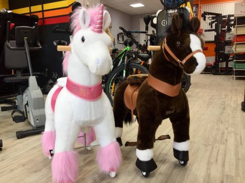 Лошадка Поницикл (Ponycycle) Единорог (Ux402) с ручным тормозом.